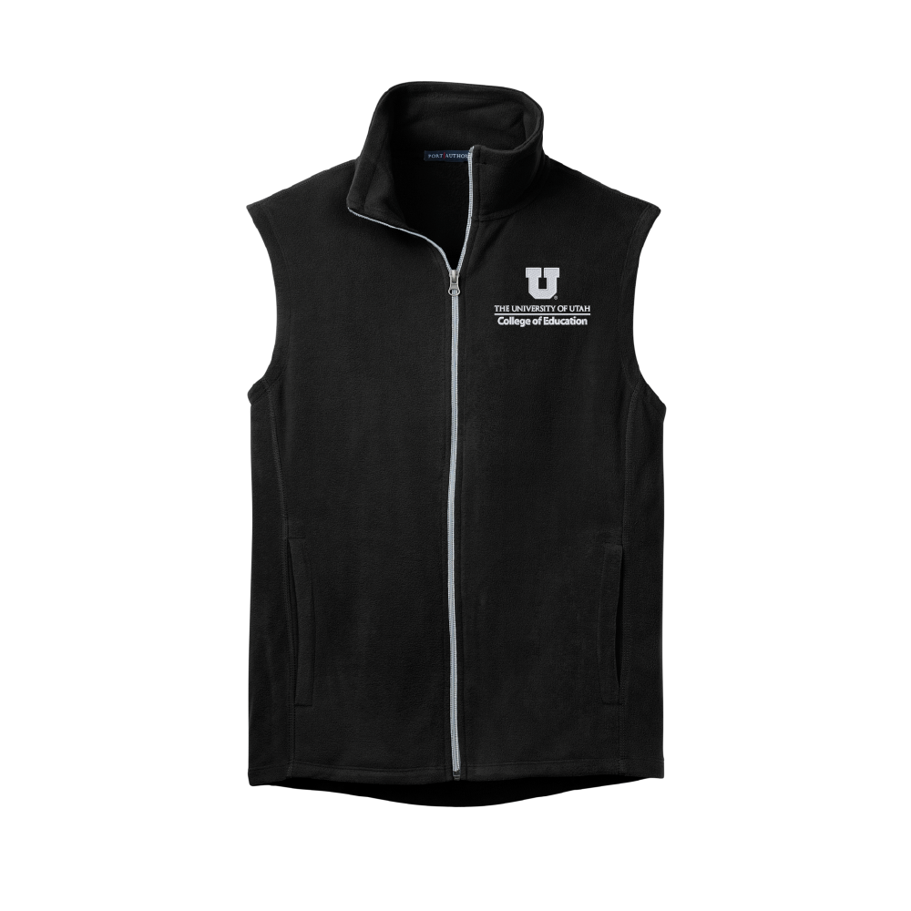 Utah College of Education Men's Microfleece Vest