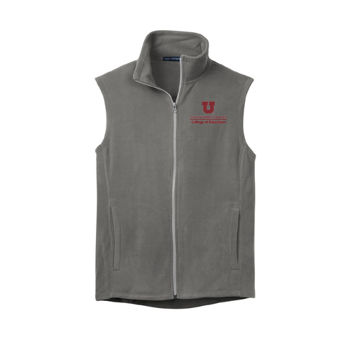 Utah College of Education Men's Microfleece Vest