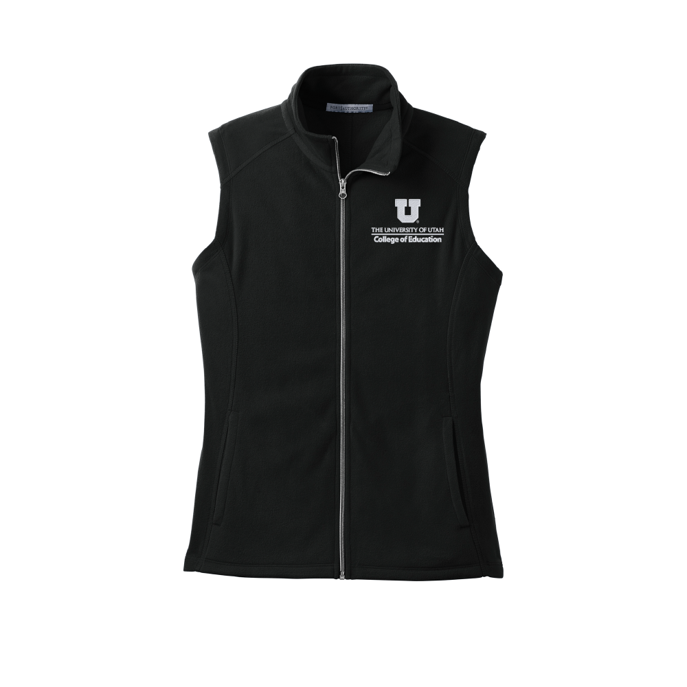 Utah College of Education Women's Microfleece Vest