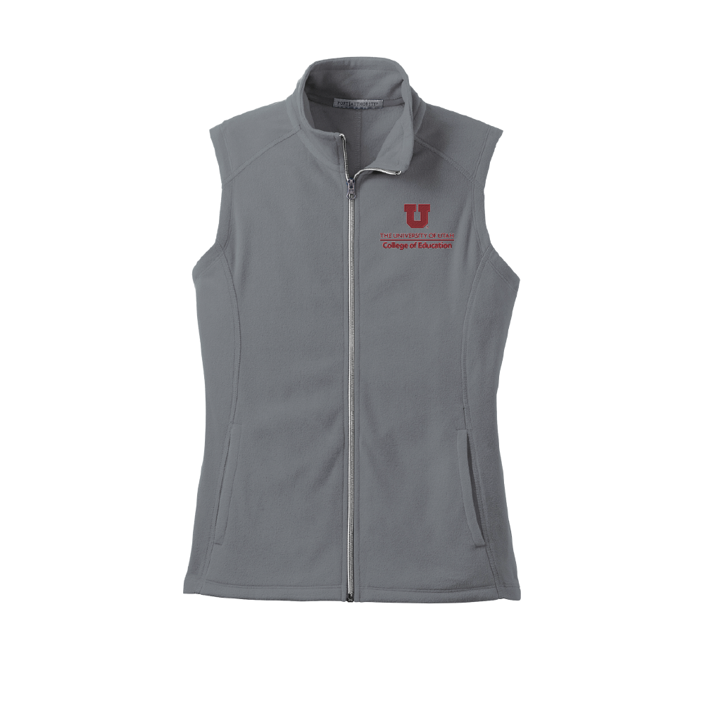 Utah College of Education Women's Microfleece Vest