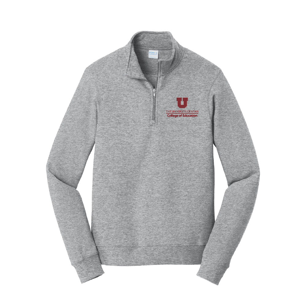 Utah College of Education Unisex Fleece 1/4-Zip Sweatshirt