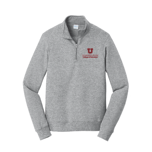 Utah College of Education Unisex Fleece 1/4-Zip Sweatshirt