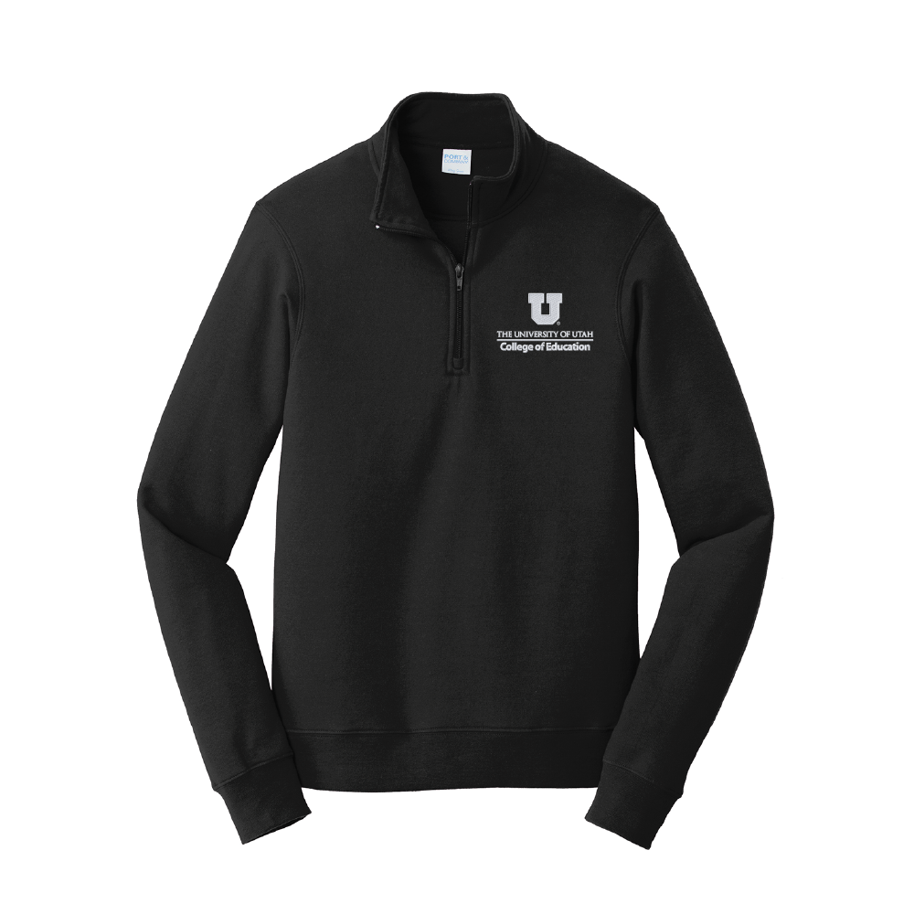 Utah College of Education Unisex Fleece 1/4-Zip Sweatshirt